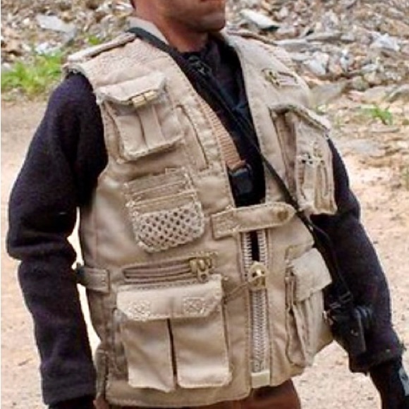 Humvee Adventure Gear Khaki 15+ Pocket Sport Vest Sz XXL - Picture 8 of 8